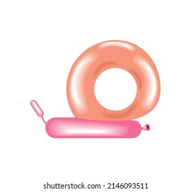 snail balloon animal icon isolated