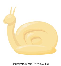 Snail balloon icon cartoon vector. Animal toy. Shape art