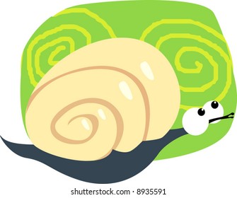  snail with big eyes  	