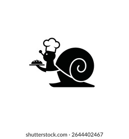 Chef de caracol servindo delicioso doce.