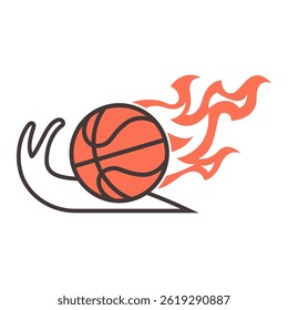 Snail design icon logo template