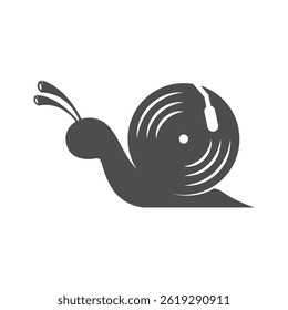 Snail design icon logo template