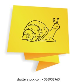 snail doodle