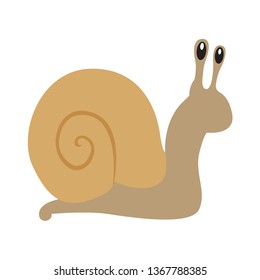 Snail Emoji Vector