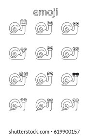 snail emojis