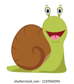 Snail flat colored icon