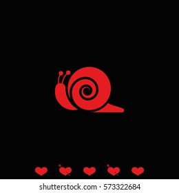 Snail icon.