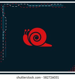 Snail icon.