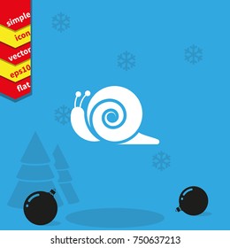 Snail icon.
