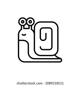 Snail icon. Icon design. Template elements. Flat style