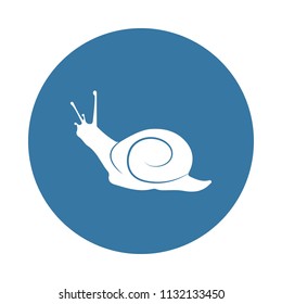 snail icon. Element of insect icons for mobile concept and web apps. Badge style snail icon can be used for web and mobile apps