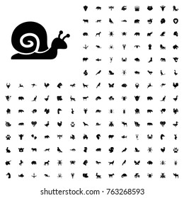 Snail icon illustration isolated vector sign symbol. animals icon set for web and mobile.