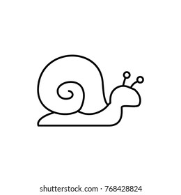 snail icon illustration isolated vector sign symbol