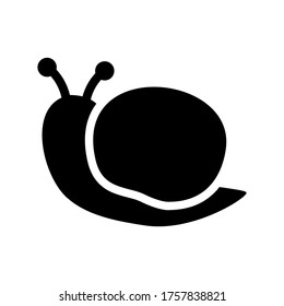 snail  icon or logo isolated sign symbol vector illustration - high quality black style vector icons
