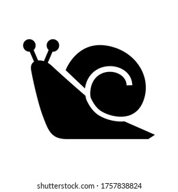 snail  icon or logo isolated sign symbol vector illustration - high quality black style vector icons
