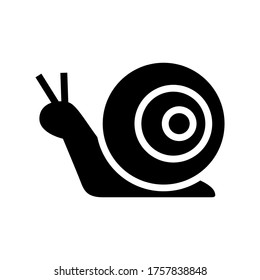 snail  icon or logo isolated sign symbol vector illustration - high quality black style vector icons
