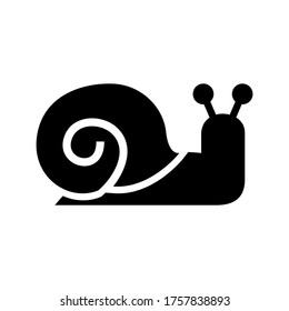 snail  icon or logo isolated sign symbol vector illustration - high quality black style vector icons
