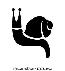 snail  icon or logo isolated sign symbol vector illustration - high quality black style vector icons
