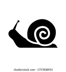 snail  icon or logo isolated sign symbol vector illustration - high quality black style vector icons
