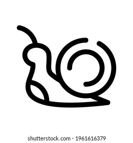 snail icon or logo isolated sign symbol vector illustration - high quality black style vector icons
