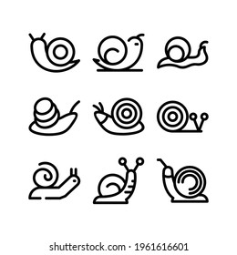 snail icon or logo isolated sign symbol vector illustration - Collection of high quality black style vector icons
