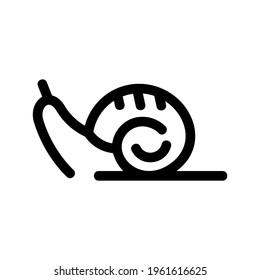 snail icon or logo isolated sign symbol vector illustration - high quality black style vector icons

