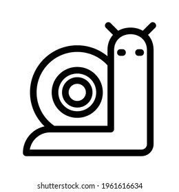 snail icon or logo isolated sign symbol vector illustration - high quality black style vector icons
