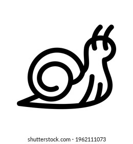 snail icon or logo isolated sign symbol vector illustration - high quality black style vector icons
