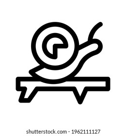 snail icon or logo isolated sign symbol vector illustration - high quality black style vector icons
