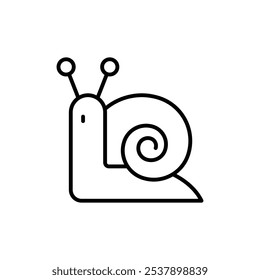 Snail icon logo set vector