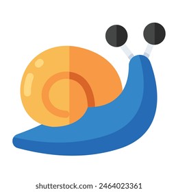 Icono de caracol en diseño perfecto