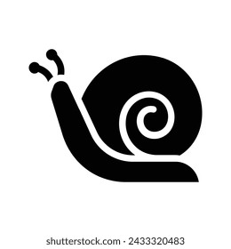 Icono de caracol. signo para concepto móvil y diseño web. ilustración vectorial