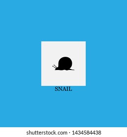 snail icon sign signifier vector