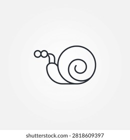 snail icon symbol illustration vector eps10 logo template design