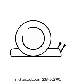 Snail icon , symbol or logo. Vector illustration.