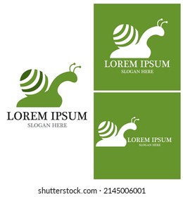 Snail icon and symbol vector template