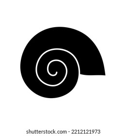 Schneckensymbol mit trendigem Design