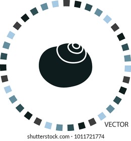 Snail icon, vector design element