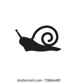 Snail icon. Vector isolated icon for web and mobile on white background.