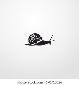 snail icon. vector sign symbol on white background