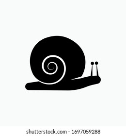 Nagelsymbol. Symbol der Tierwelt. Mollusk-Zeichen - Vektorillustration