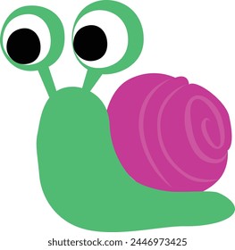 Snail illustration cute slug doodle graphic sticker escargot outdoor wildlife nature snail mucin 