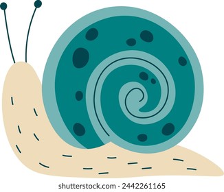 Snail Insect Icon Vector Illustration