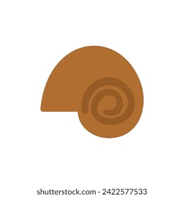 Snail isolated on white background vector illustration