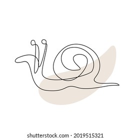 Snail Line Art, Animal Line Art