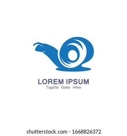 Logotipo de caracol diseño moderno creativo vectorial