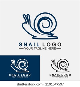 Snail Logo creative modern design inspiration vector