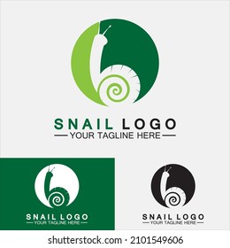 Logotipo de caracol vector de inspiración de diseño moderno creativo