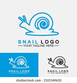 Snail Logo creative modern design inspiration vector