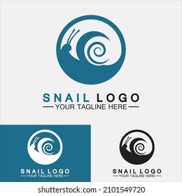 Snail Logo creative modern design inspiration vector